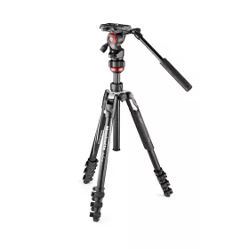   Manfrotto Befree Live kit alu állvány csatos lábzárral+fluid fej