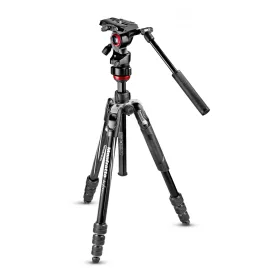   Manfrotto Befree Live kit alu állvány tekerős lábzárral+fluid fej