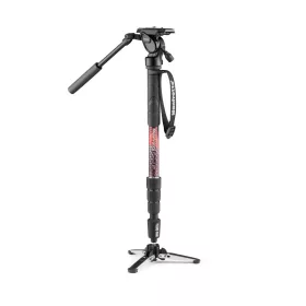   Manfrotto Element MII Video Monopod Alumínium kit Fluid Fejjel