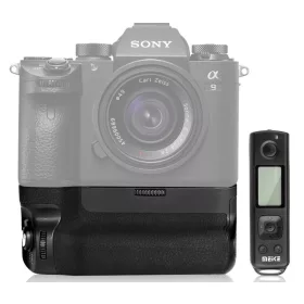   MEIKE MK-A9 PRO Sony A7III A7RIII A9 markolat portrémarkolat + 2,4Ghz kapcsoló, VG-C3EM