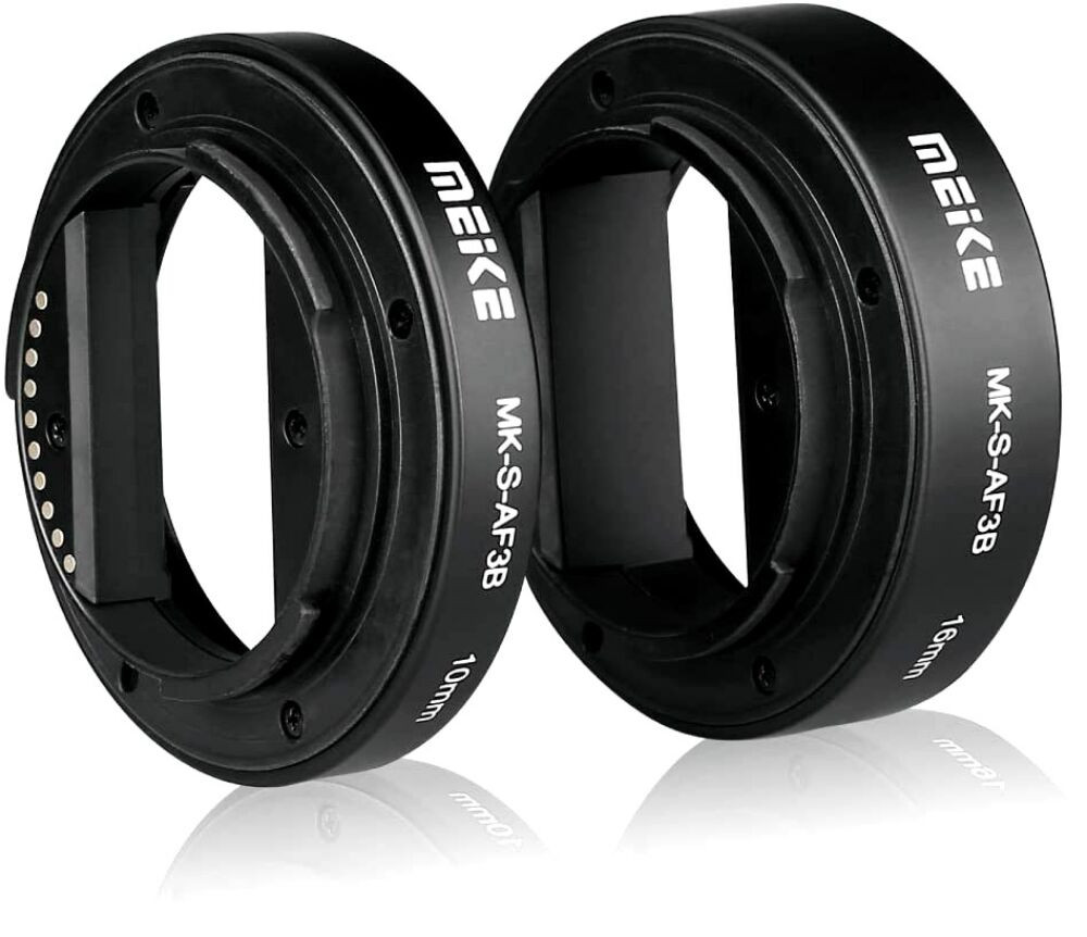 Meike MK-S-AF3A Metalen Autofocus Macro Extension Tube 10mm 16mm Voor
