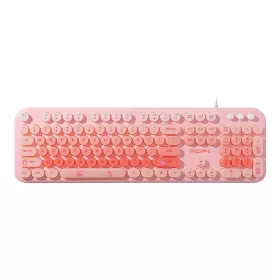   MOFII Vezetékes Billentyűzet háttérvilágítással, (Rózsaszín) (Love Me Wired SK-693)