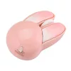 MOFII Vezeték Nélküli Bluetooth Nyúl Egér (Fehér) -Rózsaszín (M6DM Oil Pink)