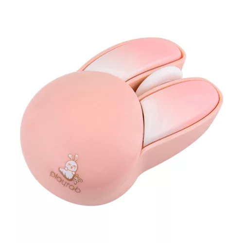MOFII M6 Nyuszis Vezeték Nélküli Egér (Rózsaszín) (Rabbit M6AG Pink)