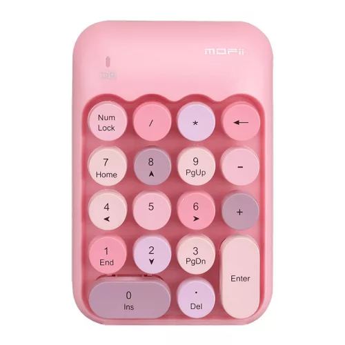 MOFII Vezeték Nélküli Numerikus Billentyűzet (Rózsaszín) (X910 Pink)