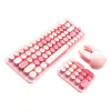 MOFII Vezeték Nélküli Billentyűzet numerikus paddal És Egérrel 3in1 (iBean-MAX-Pink)
