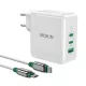 Mokin 140W GaN USB-C És USB-A Töltő (Fekete) (PA0701)
