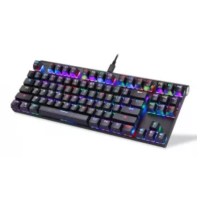   Motospeed CK101 RGB Mechanikus játékBillentyűzet (Fekete) (CK101-Red)