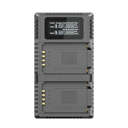 NITECORE Fujifilm NP-T125 Dupla-Töltő - QC USB-C Charger (FX2-PRO)