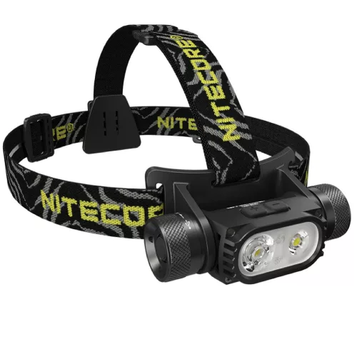 Nitecore HC68 nagy teljesítményű fókuszálható fejlámpa (dupla fénycsóvás)