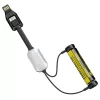 Nitecore LC10 USB/micro-USB mágneses akkumulátortöltő (LED visszajelzés)