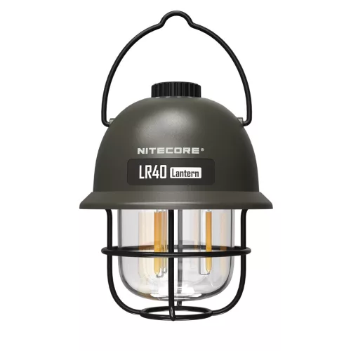 Nitecore LR40 multifunkciós kempinglámpa - USB-C töltőport (zöld)