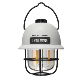   Nitecore LR40 multifunkciós kempinglámpa - USB-C töltőport (fehér)