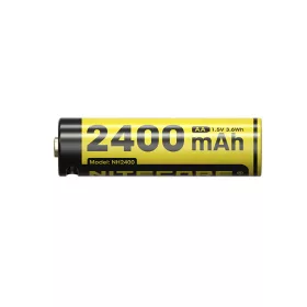   Nitecore NH2400 1,5V Li-ion AA akkumulátor (USB-C töltőport)