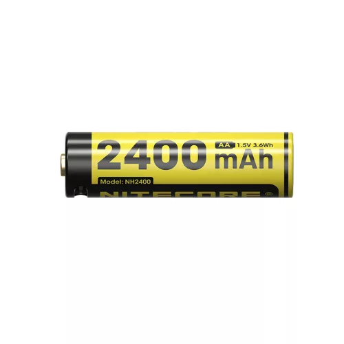 Nitecore NH2400 1,5V Li-ion AA akkumulátor (USB-C töltőport)