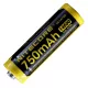 Nitecore 14500 Li-ion akkumulátor (NL1475R) 3,6V 750mAh (micro-USB töltőport)
