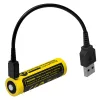 Nitecore 14500 Li-ion akkumulátor (NL1475R) 3,6V 750mAh (micro-USB töltőport)