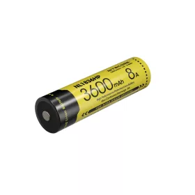   Nitecore NL1836HP nagy teljesítményű 18650 Li-ion akkumulátor 3600mAh