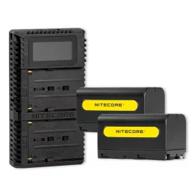 Nitecore NP-F Pro akkumulátor + töltő szett