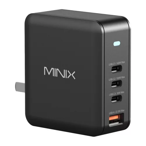 Minix P165 GaN fali töltő 3 db USB-C és 1 db USB-A csatlakozóval