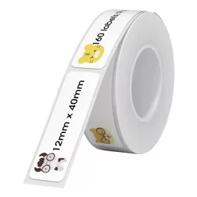 NIIMBOT Hőpapíros címKék 12x40mm, 160 db (T12-40-160ZOO)