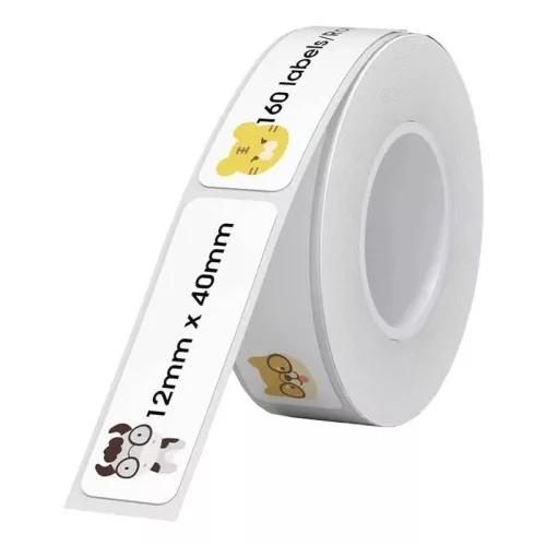 NIIMBOT Hőpapíros címKék 12x40mm, 160 db (T12-40-160ZOO)