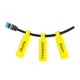NIIMBOT Hőpapír címKék 12.5x74mm, 65 db (T12.5*74+35-65Yellow)