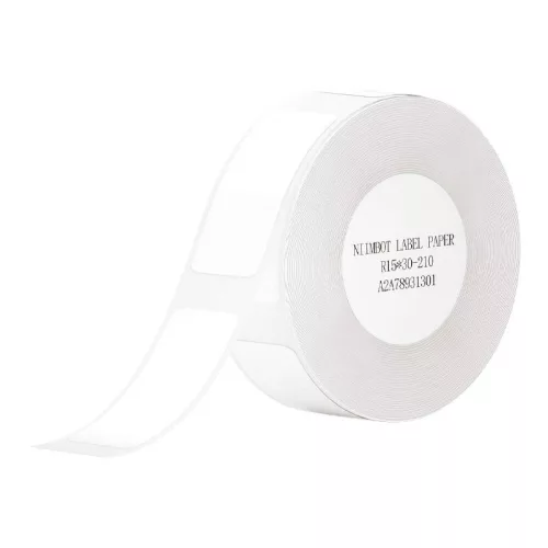 NIIMBOT Hőpapír címKék 15x30mm, 210 db (T15*30-210 White)