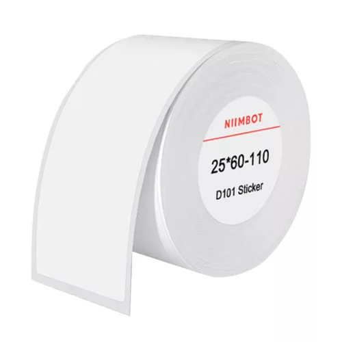 NIIMBOT Hőpapír címKék 25x60mm, 110 db (T25*60-110White)