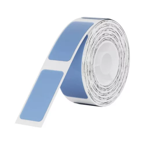 NIIMBOT HőpapírcímKék, 14x30mm, 195 db, Átlátszó (Kék) (TT14*30-195ClearBlue)