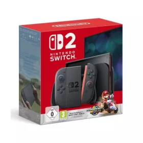   Nintendo Switch 2 konzol készlet – Joy-Con + Mario Kart World (sérült doboz) (fekete)