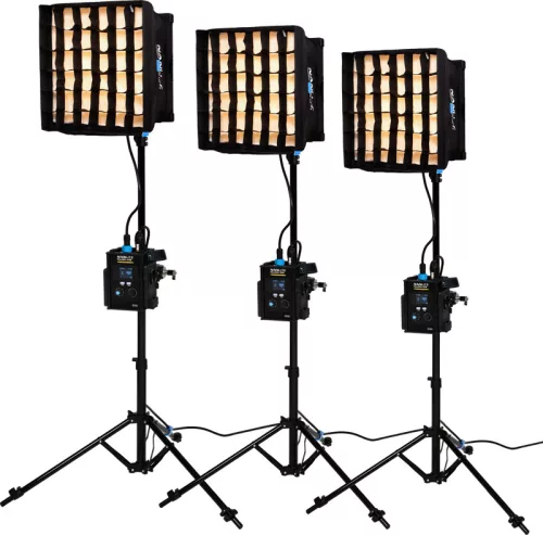 Nanlite PavoSlim 60B LED panel 3 lámpás Kit állvánnyal