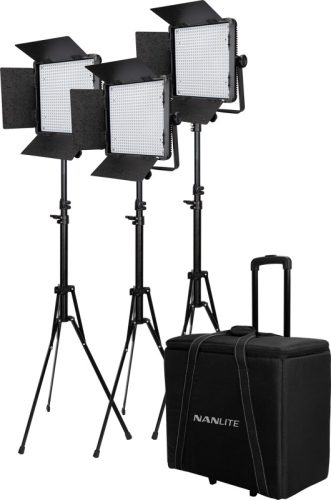Nanlite 3 600DSA Fotó/Videó Lámpa Készlet - 3200K – 5600K