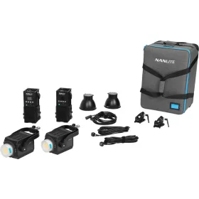   NANLITE Forza 500 II 2 Kit LED spotlámpa gurulós táskával