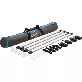 NanLite Pavotube II 30C LED RGBWW csőfény 4 lámpa Kit