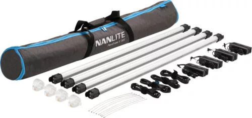 NanLite Pavotube II 30C LED RGBWW csőfény 4 lámpa Kit