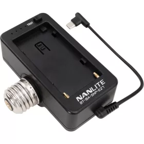 Nanlite NPF akkumulátor adapter E27 fejjel