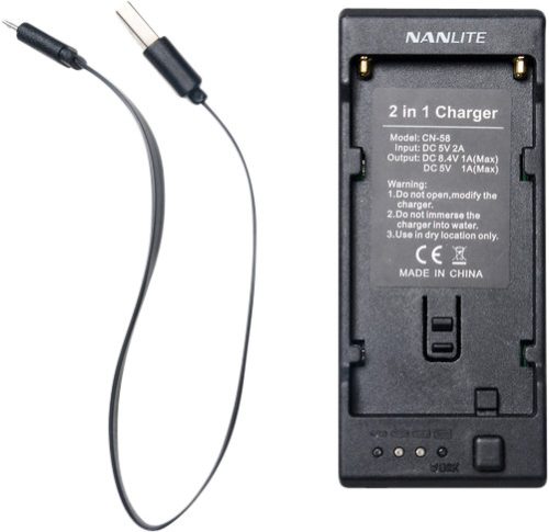 Nanlite CN-58 2-1 NP-F Akkumulátortöltő