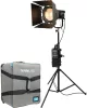 Nanlite Forza 500B II Bicolor és Nanlite FL-20G Kit tologatható táskában