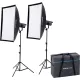 Nanlite FS-150B Bi-Colour 2 fényszett állvánnyal