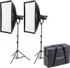 Nanlite FS-300B Bi-Colour 2 fényszett állvánnyal