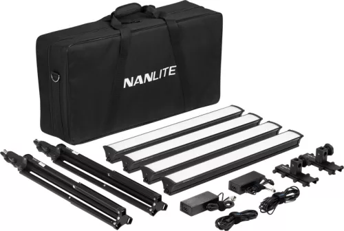 Nanlite LG-E60 4 fős LED stúdió Kit