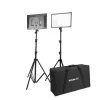 NANLITE LUMIPAD 25 LED 2 LÁMPÁS Kit ÁLLVÁNNYAL + TÁSKA
