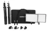 NANLITE LUMIPAD 25 LED 2 LÁMPÁS Kit ÁLLVÁNNYAL + TÁSKA