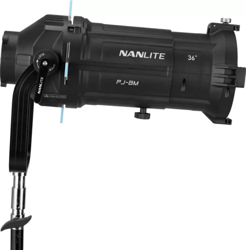 Nanlite Projektortartó Bowens-tartóhoz 36°-os objektívvel