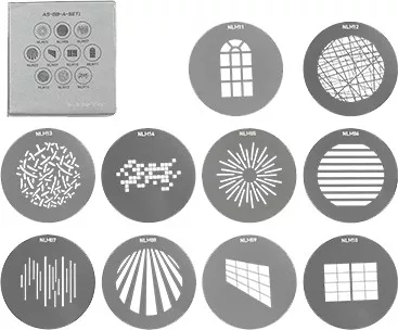 NANLUX NL rögzítésű kivetítő tartozék GOBO Kit 1