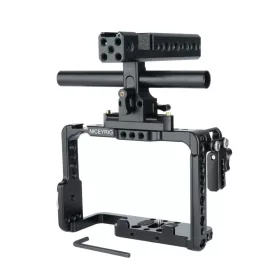   Niceyrig Sony A7RIV A7III A7RIII A7II A7RII A7SII A9 A7IV Rig-Cage - NATO Felső-fogantyús 19mm Rúd-Sín Kit (Ketrec)