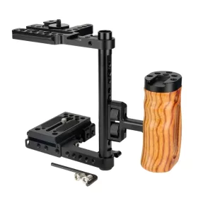   Niceyrig Versa Canon/ Nikon/ Panasonic DSLR L-Bracket Half-Rig-cage - Oldal-fogantyús Kit (Fél-Ketrec)