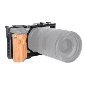   Niceyrig Sony A6400 A6500 A6100 Fa-markolat Kamera Rig-cage (ketrec)