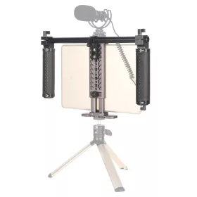   Niceyrig iPad/ Táblagép Rig-Cage - Vlog videó bőrfogantyús Ketrec